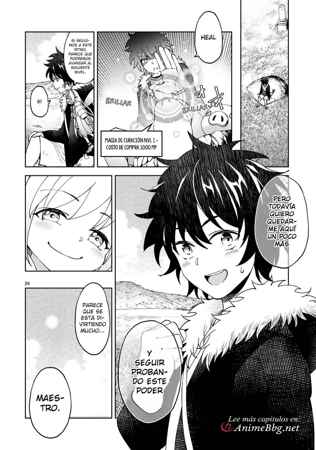 Kashita Maryoku wa "Ribobarai" de Kyousei Choushuu ~Youzumi to Party Tsuihousareta Ore wa, Kawaii Support Yousei to Issho ni Toritateta Maryoku wo Unyou shite Saikyou wo Mezasu.~ Capítulo 5 - Page 24
