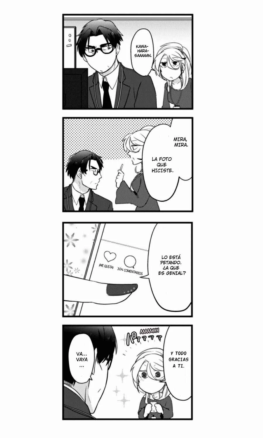 Kawahara Kachou to Gyaru Buka-chan Capítulo 3 - Page 10