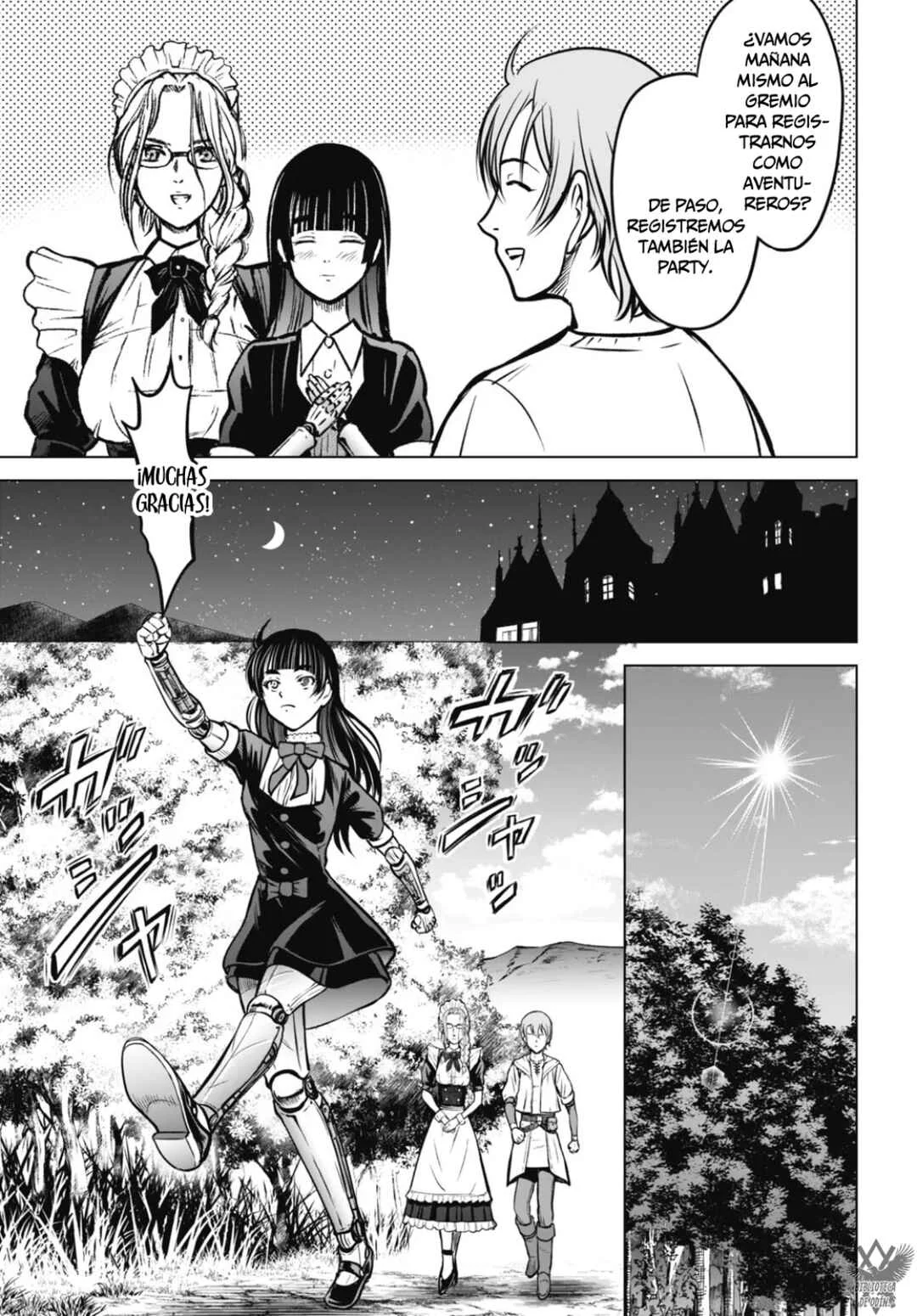 Kikai Shikake no Senmetsu Shoujo Capítulo 3: Alas Hechas Por Uno Mismo. - Page 9