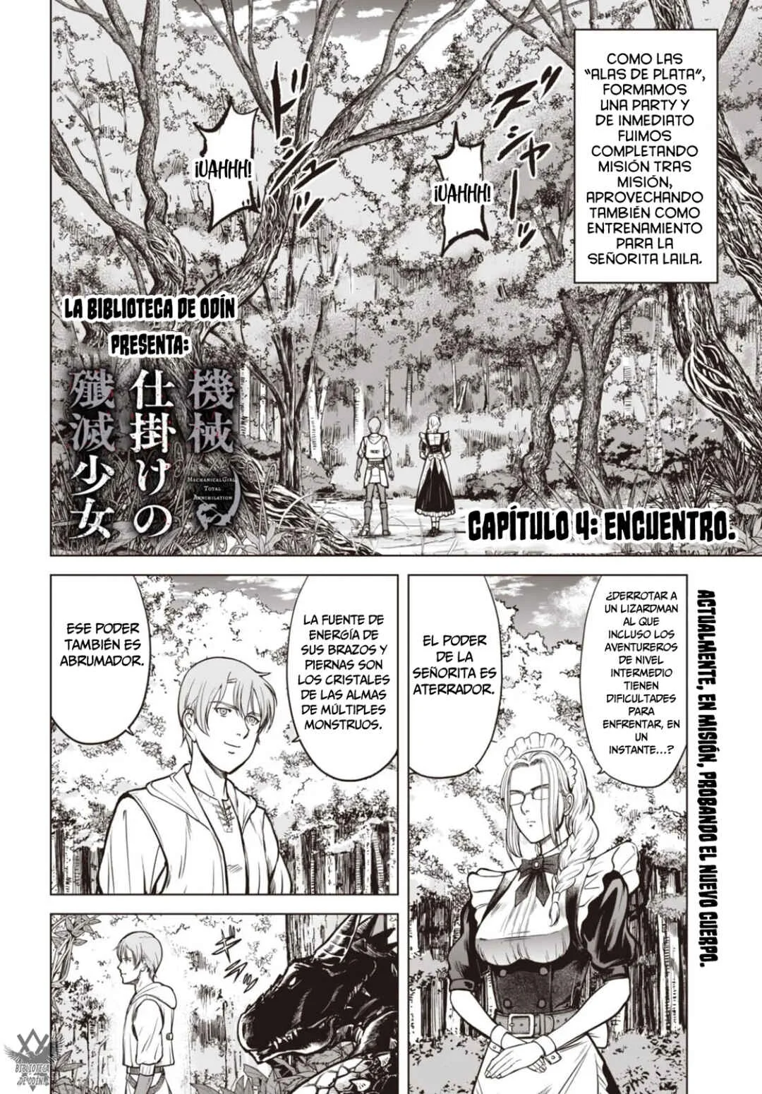 Kikai Shikake no Senmetsu Shoujo Capítulo 4: Encuentro. - Page 5