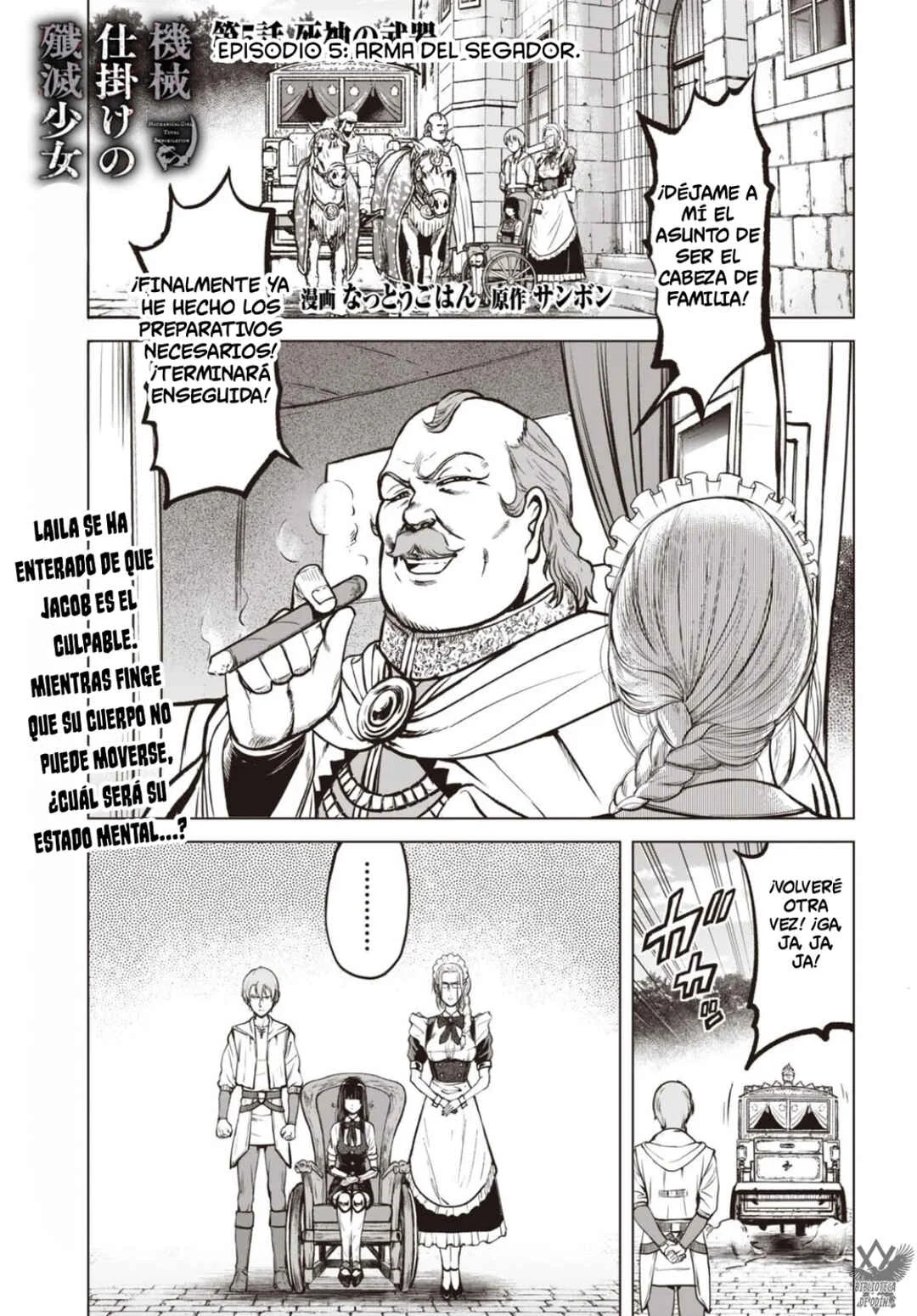 Kikai Shikake no Senmetsu Shoujo Capítulo 5: Arma del Segador. - Page 4