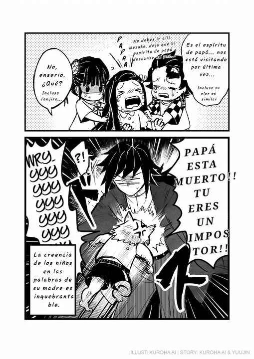 Kimetsu no Yaiba - The Kochou-Tomioka Family (Doujinshi) Capítulo 2: Regreso a Casa - Page 2