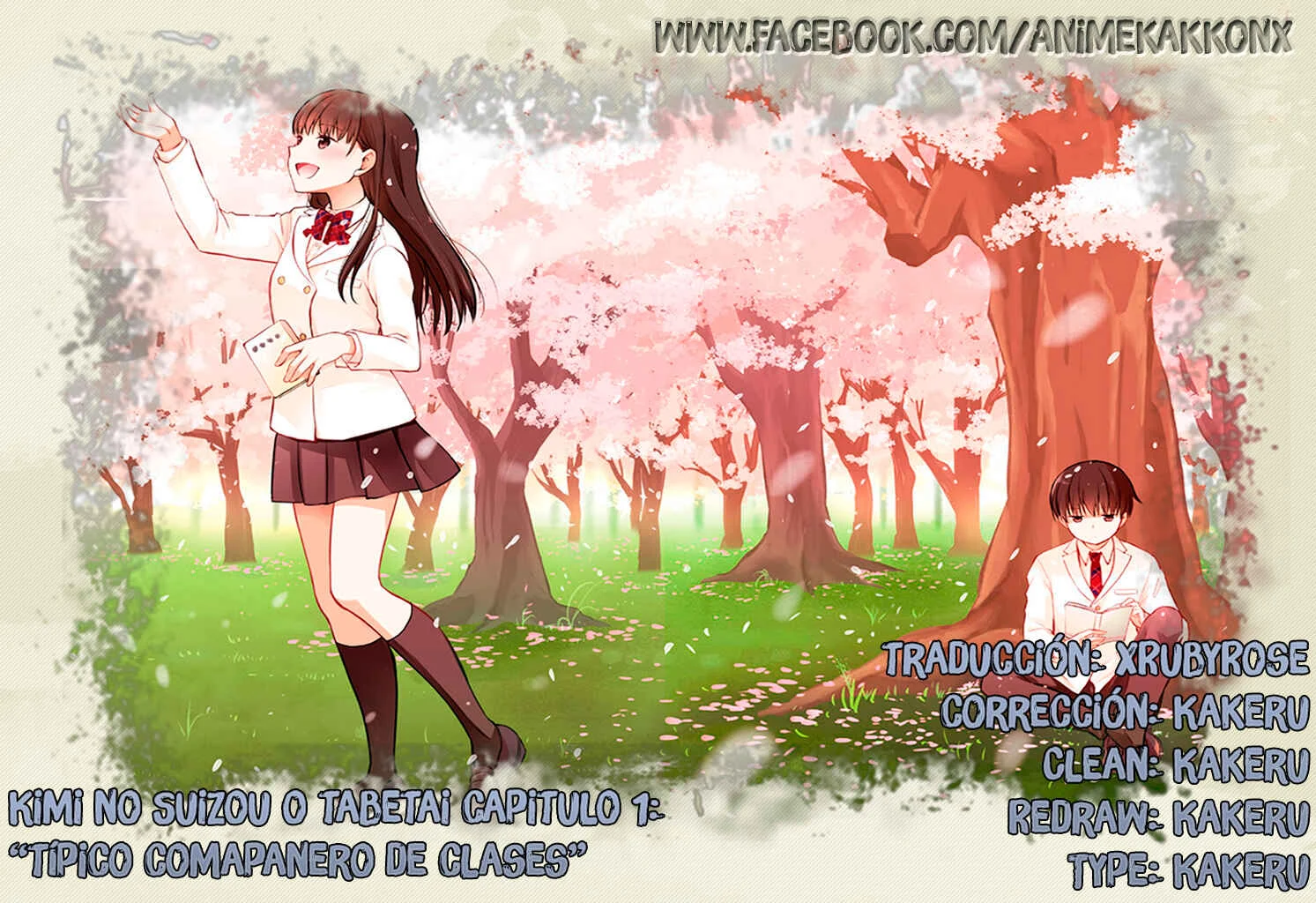 Kimi no Suizou wo Tabetai Capítulo 1: Típico Compañero de Clases - Page 1