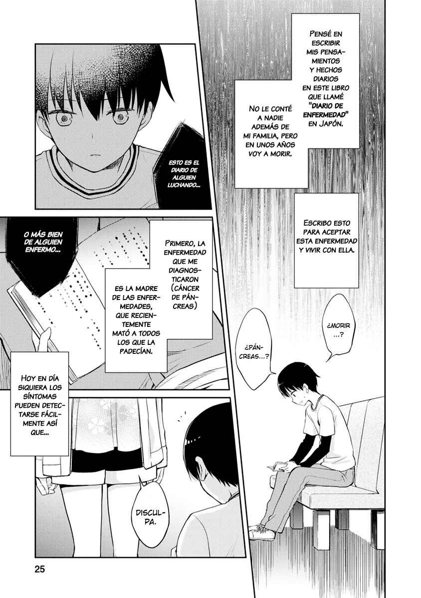 Kimi no Suizou wo Tabetai Capítulo 1: Típico Compañero de Clases - Page 25