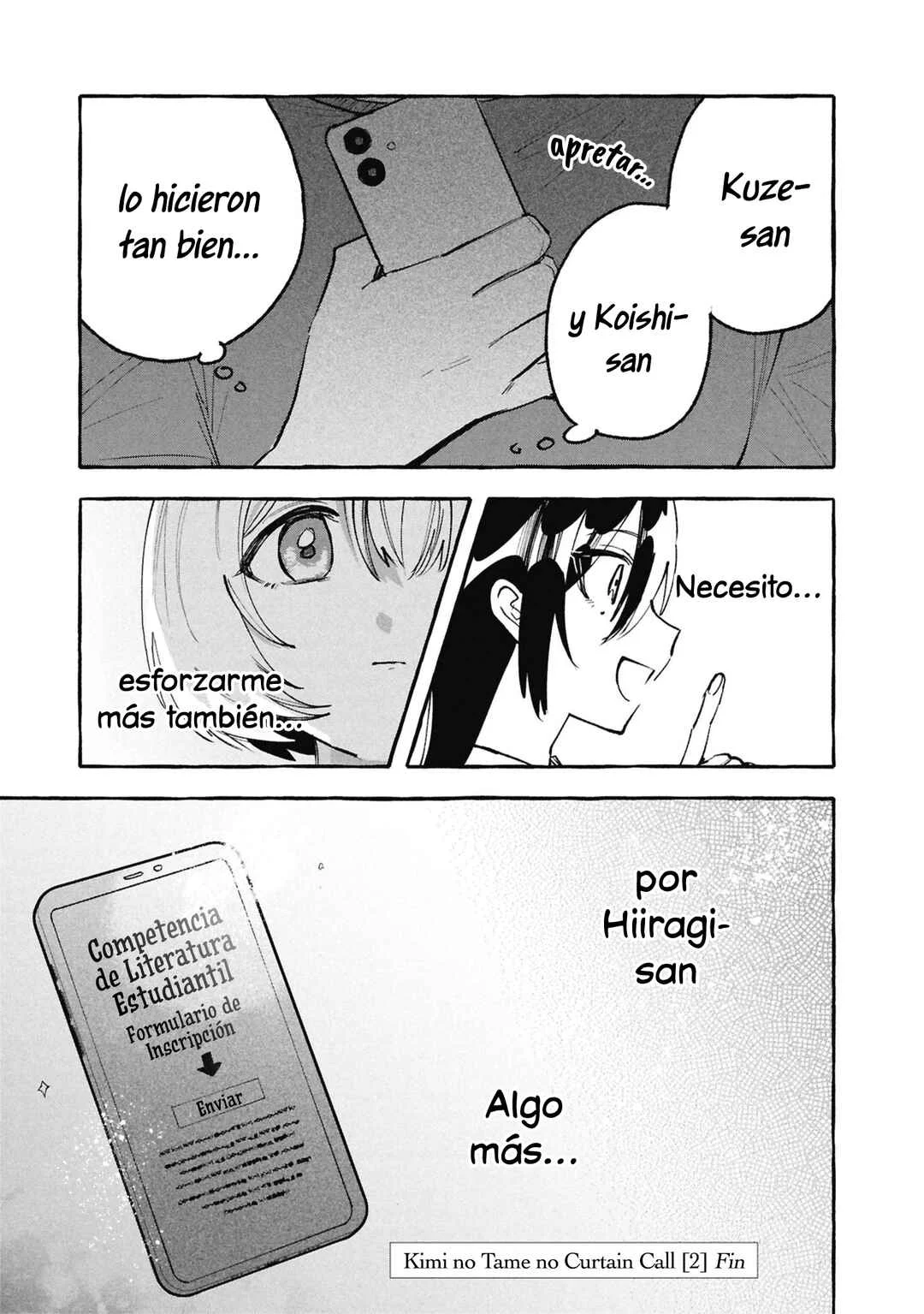 Kimi no Tame no Curtain Call Capítulo 14 - Page 24