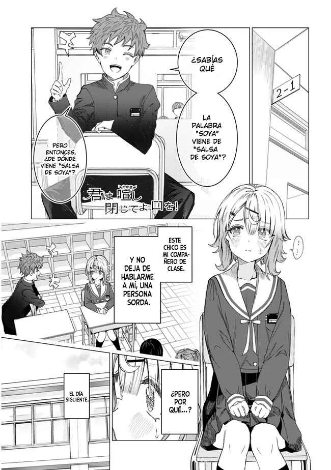 Kimi wa Yakamashi Tojite yo Kuchi wo! Capítulo 2 - Page 2