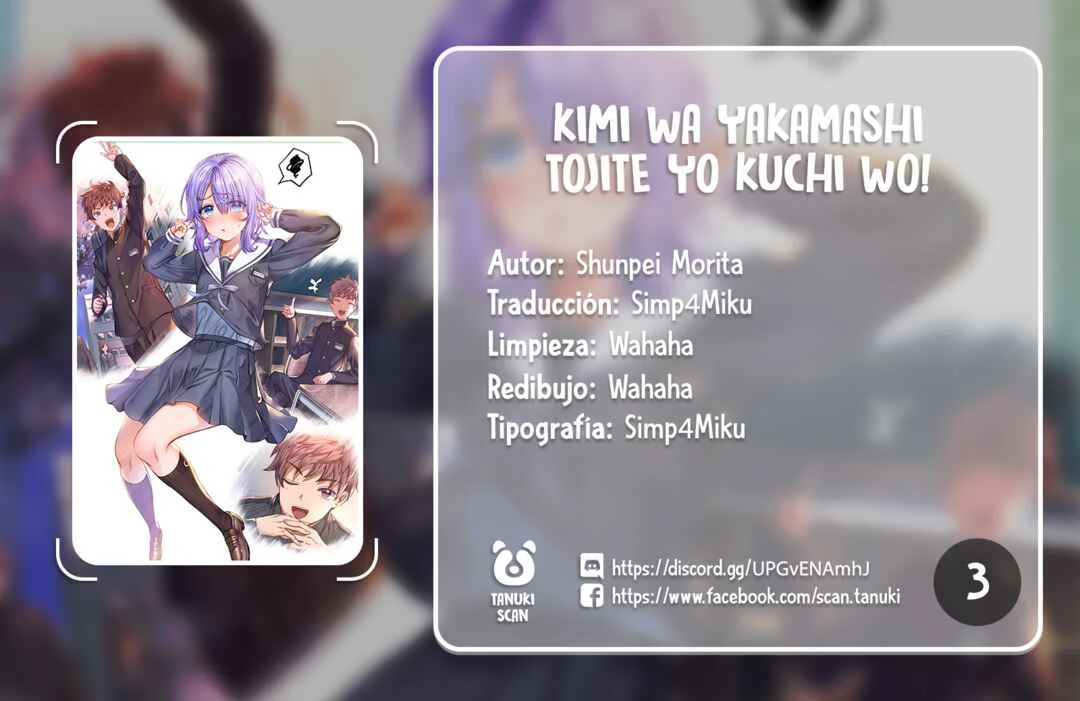Kimi wa Yakamashi Tojite yo Kuchi wo! Capítulo 3 - Page 1