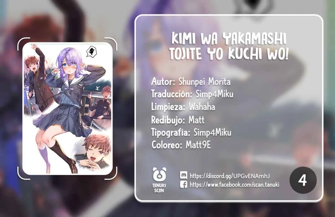 Kimi wa Yakamashi Tojite yo Kuchi wo! Capítulo 4 - Page 1