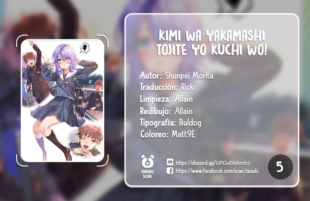 Kimi wa Yakamashi Tojite yo Kuchi wo! Capítulo 5 - Page 1