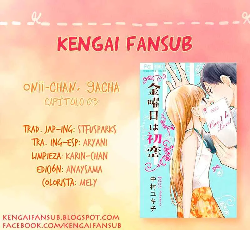 Kinyoubi wa Hatsukoi Capítulo 3: end - Page 1