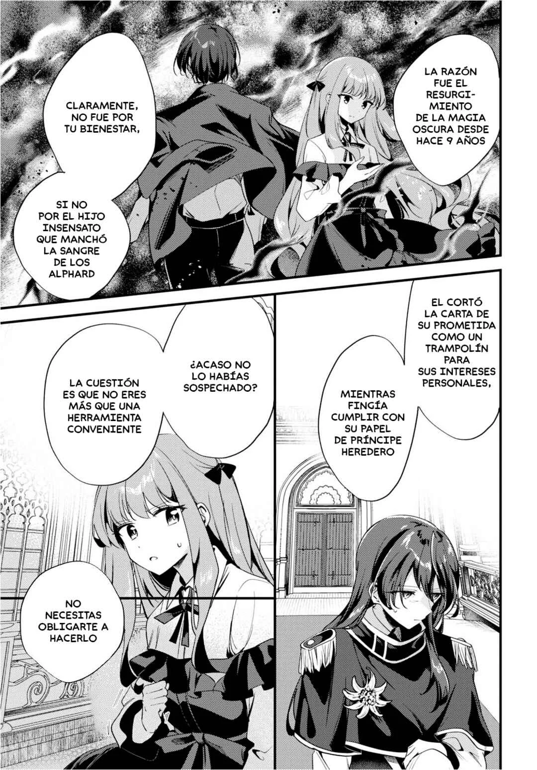 Kiraware Majo Reijou to Dansou Ouji no Kon'yaku Capítulo 5: La Oscuridad y la Luz. - Page 8