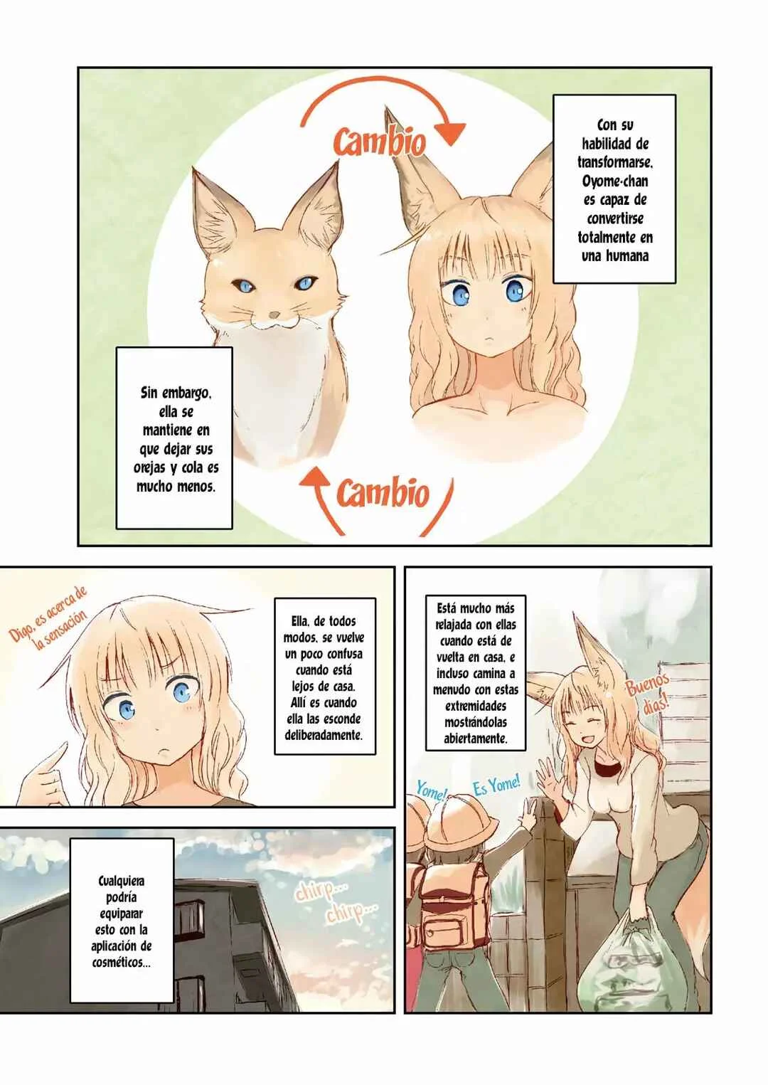 Kitsune no Oyome-chan Capítulo 3: Cuando llamé a mi esposa Kitsune para trabajar - Page 1