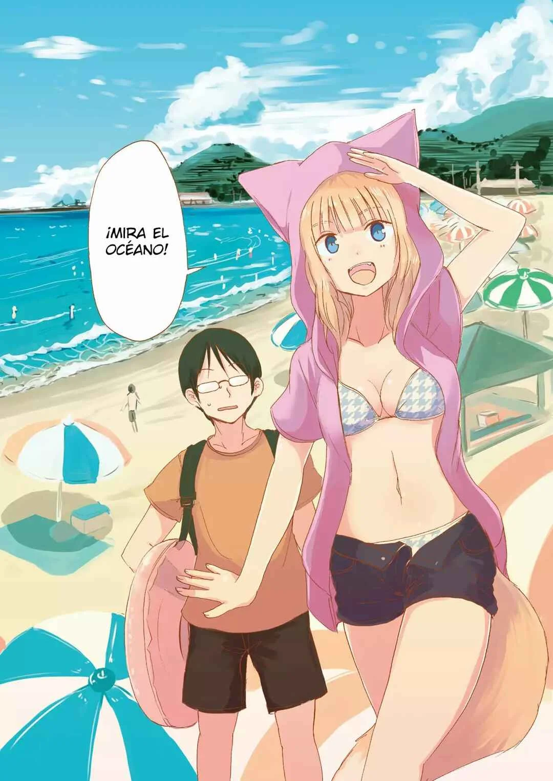 Kitsune no Oyome-chan Capítulo 4: Cuando mi esposa Kitsune y yo fuimos a nadar al océano - Page 3