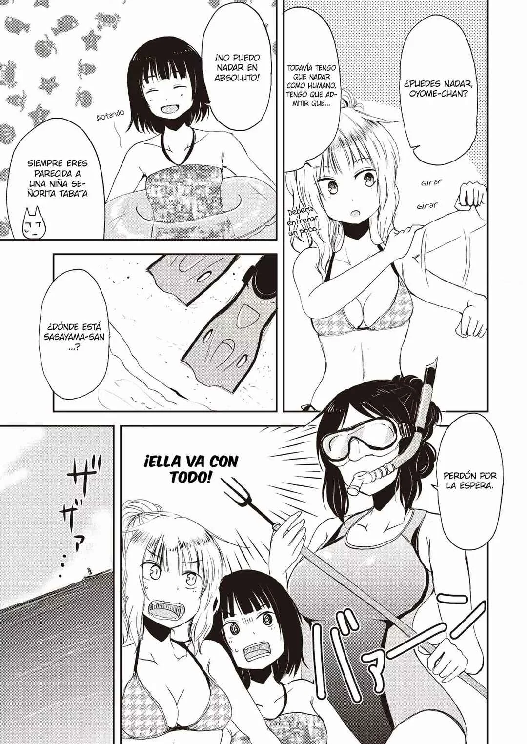 Kitsune no Oyome-chan Capítulo 4: Cuando mi esposa Kitsune y yo fuimos a nadar al océano - Page 10