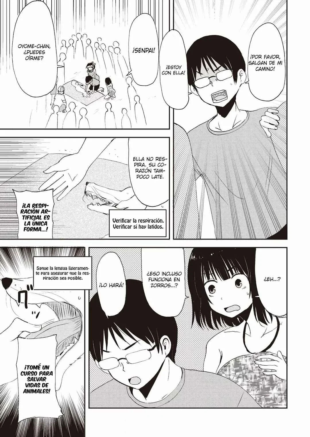 Kitsune no Oyome-chan Capítulo 4: Cuando mi esposa Kitsune y yo fuimos a nadar al océano - Page 18