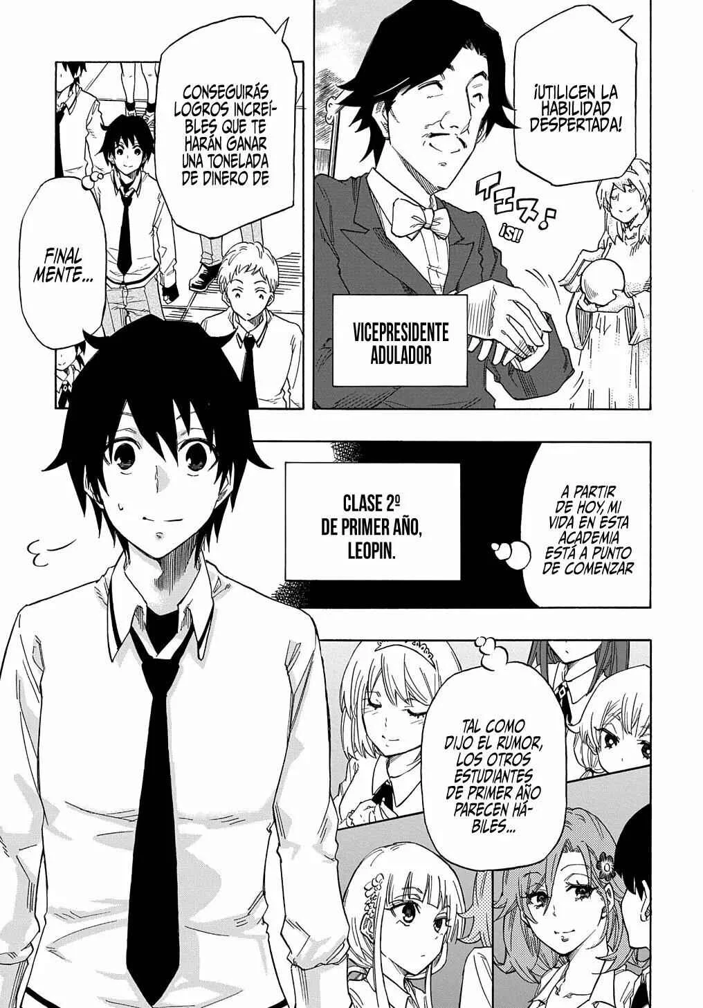 Kiyoubinbou, Jou wo Tateru: Kaitaku Gakuen no Rettousei na no ni, Joukyuu-shoku no Skill to Mahou ga Subete Tsukaemasu Capítulo 1 - Page 3