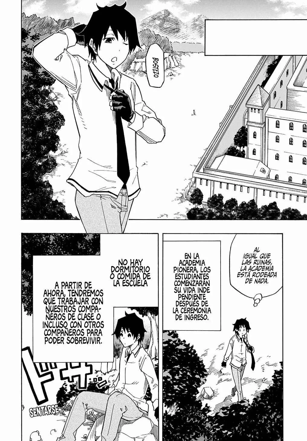 Kiyoubinbou, Jou wo Tateru: Kaitaku Gakuen no Rettousei na no ni, Joukyuu-shoku no Skill to Mahou ga Subete Tsukaemasu Capítulo 1 - Page 30