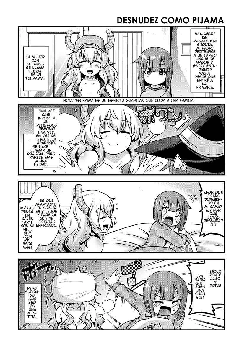 Kobayashi-san Chi no Maid Dragon - Lucoa wa Boku no ×× Desu Capítulo 1: Lucoa y Yo - Page 2