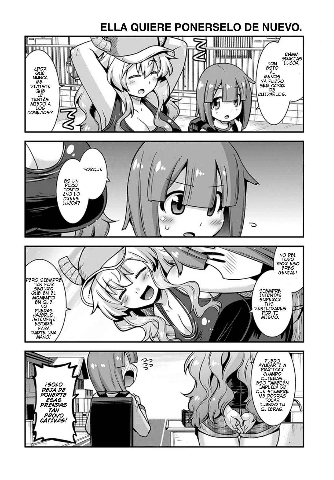 Kobayashi-san Chi no Maid Dragon - Lucoa wa Boku no ×× Desu Capítulo 2: Los conejos y yo - Page 14
