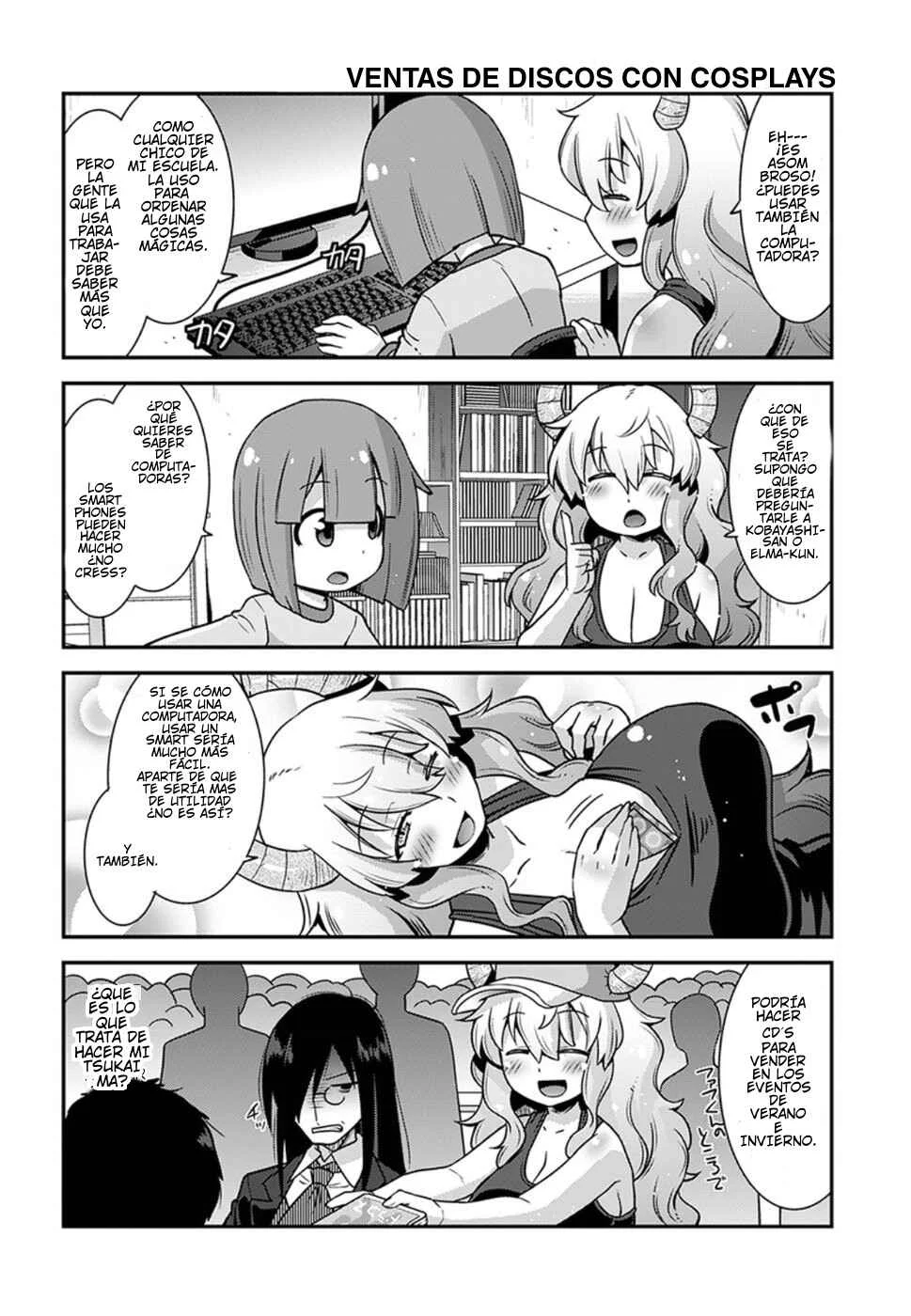 Kobayashi-san Chi no Maid Dragon - Lucoa wa Boku no ×× Desu Capítulo 5: Elma y Lucoa - Page 4