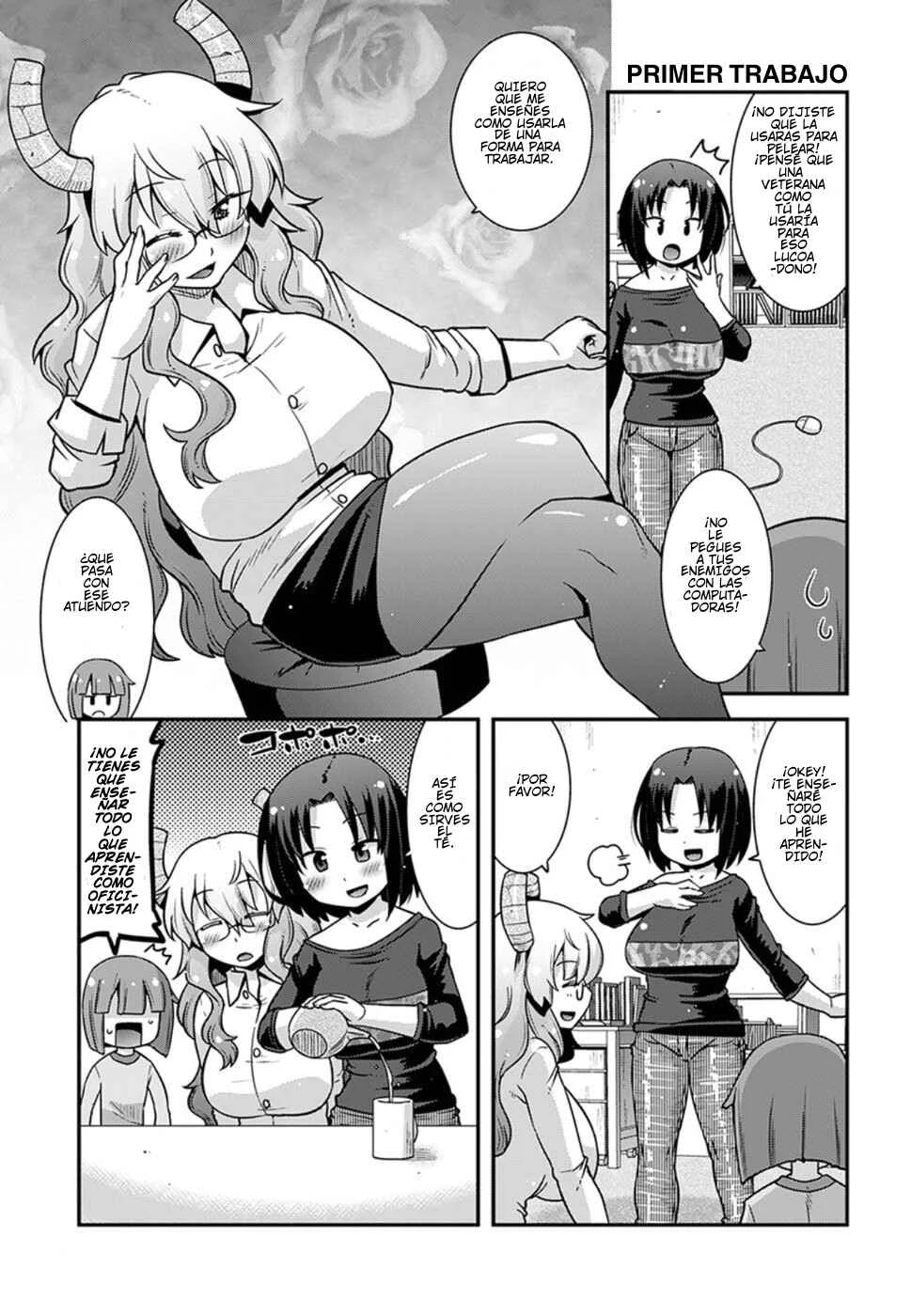 Kobayashi-san Chi no Maid Dragon - Lucoa wa Boku no ×× Desu Capítulo 5: Elma y Lucoa - Page 9