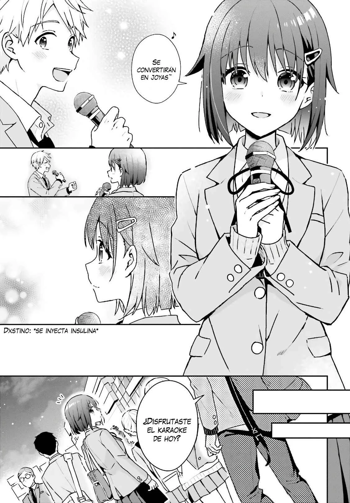 Koe no Chiisai Komori-san to Kusodeka Oogoe no Oobayashi-kun Capítulo 1 - Page 5