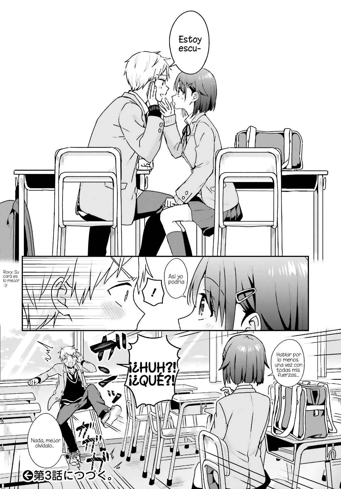 Koe no Chiisai Komori-san to Kusodeka Oogoe no Oobayashi-kun Capítulo 2 - Page 6