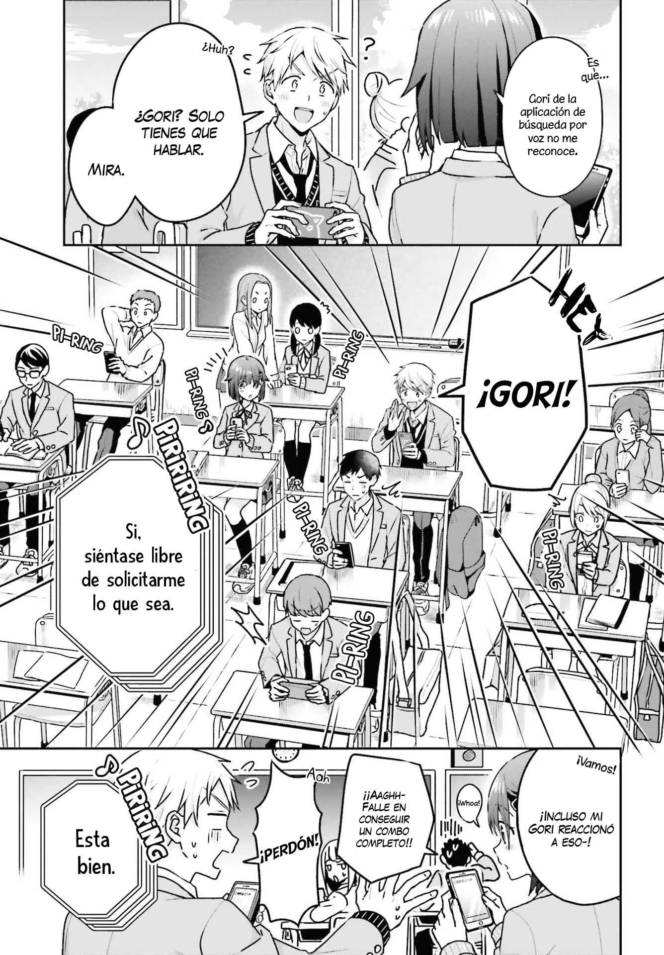 Koe no Chiisai Komori-san to Kusodeka Oogoe no Oobayashi-kun Capítulo 4 - Page 5