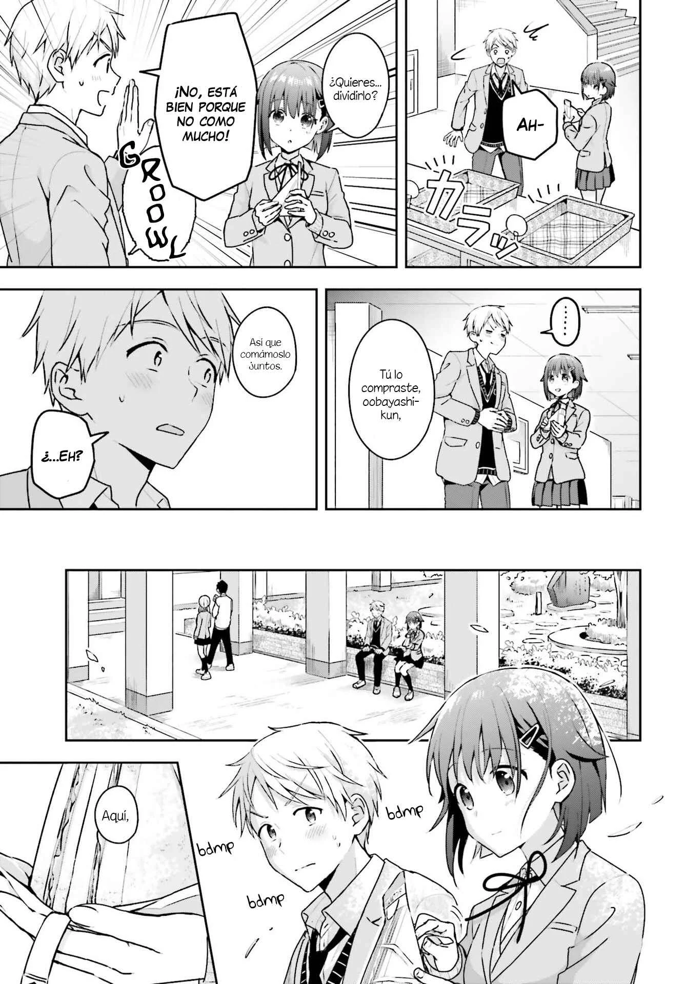 Koe no Chiisai Komori-san to Kusodeka Oogoe no Oobayashi-kun Capítulo 5 - Page 4