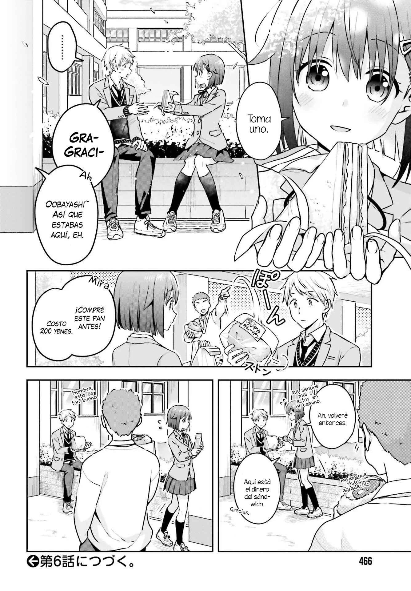 Koe no Chiisai Komori-san to Kusodeka Oogoe no Oobayashi-kun Capítulo 5 - Page 5