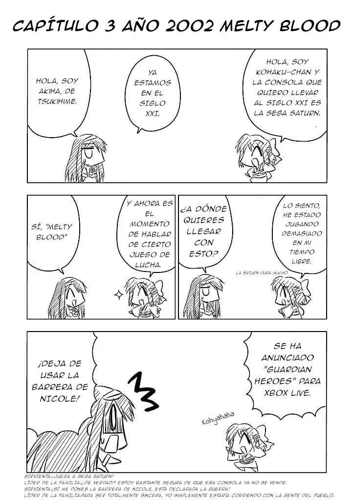 Koha-Ace Capítulo 3: Melty Blood  - Page 1