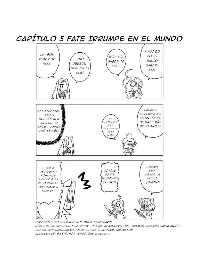 Koha-Ace Capítulo 5: Fate Irrumpe En El Mundo  - Page 1