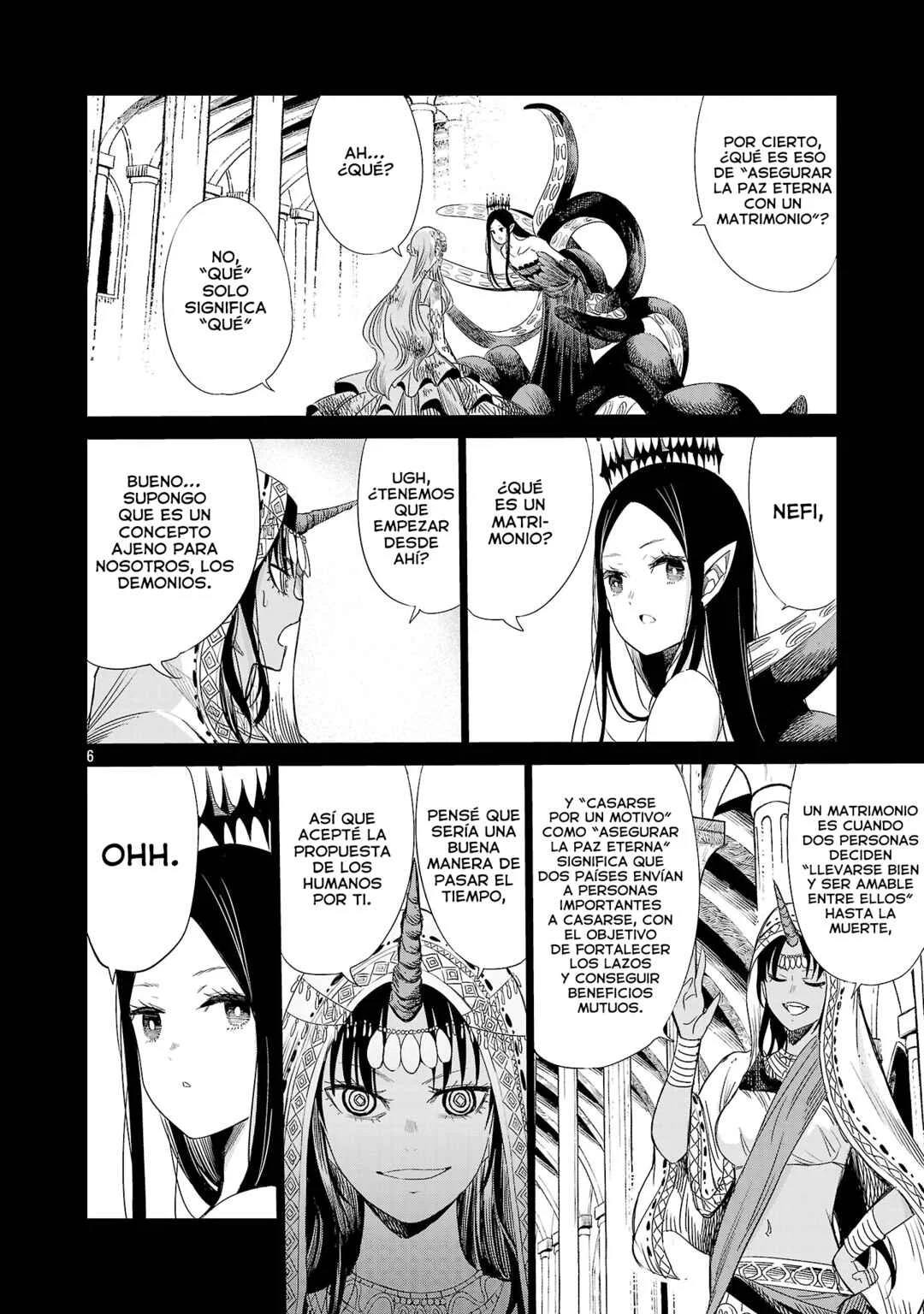 Koushaku Reijou no Rouraku Mission: Maou to no Seiryaku Kekkon ga, Jinrui Saigo no Kirifuda desu!... tte, Maou ga Onnanoko no Baai wa Dou Sureba Ii no desu ka!? Capítulo 2 - Page 7