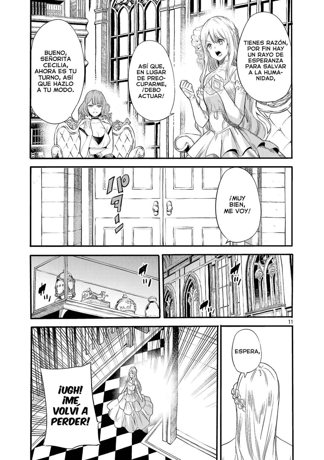 Koushaku Reijou no Rouraku Mission: Maou to no Seiryaku Kekkon ga, Jinrui Saigo no Kirifuda desu!... tte, Maou ga Onnanoko no Baai wa Dou Sureba Ii no desu ka!? Capítulo 2 - Page 12