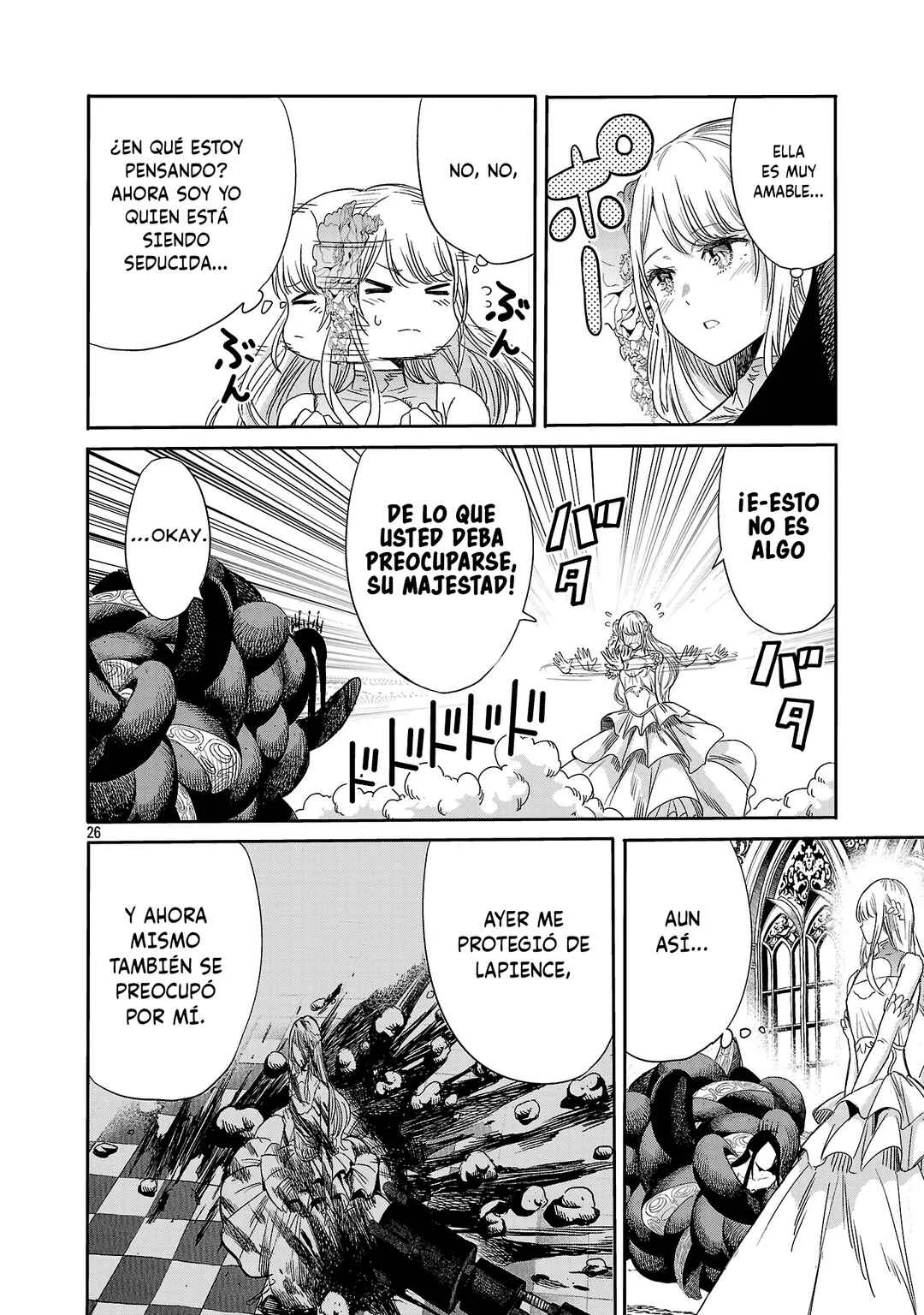 Koushaku Reijou no Rouraku Mission: Maou to no Seiryaku Kekkon ga, Jinrui Saigo no Kirifuda desu!... tte, Maou ga Onnanoko no Baai wa Dou Sureba Ii no desu ka!? Capítulo 2 - Page 27