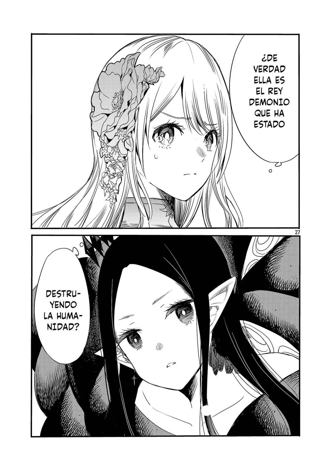 Koushaku Reijou no Rouraku Mission: Maou to no Seiryaku Kekkon ga, Jinrui Saigo no Kirifuda desu!... tte, Maou ga Onnanoko no Baai wa Dou Sureba Ii no desu ka!? Capítulo 2 - Page 28