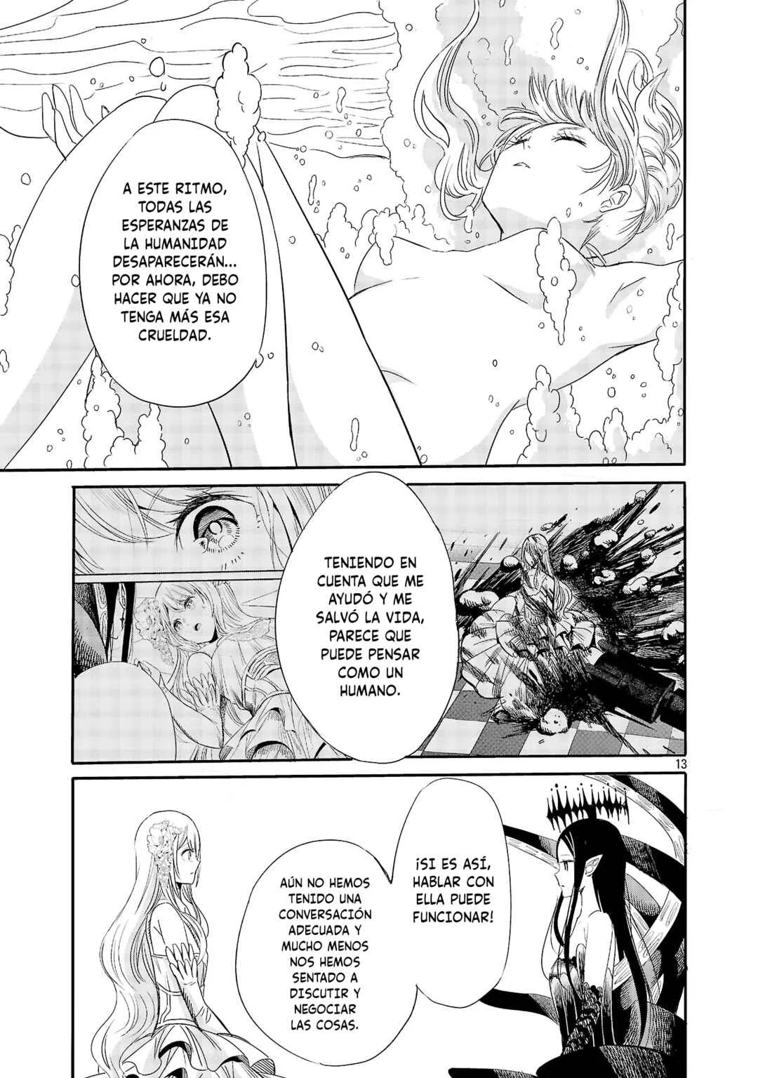 Koushaku Reijou no Rouraku Mission: Maou to no Seiryaku Kekkon ga, Jinrui Saigo no Kirifuda desu!... tte, Maou ga Onnanoko no Baai wa Dou Sureba Ii no desu ka!? Capítulo 3 - Page 14