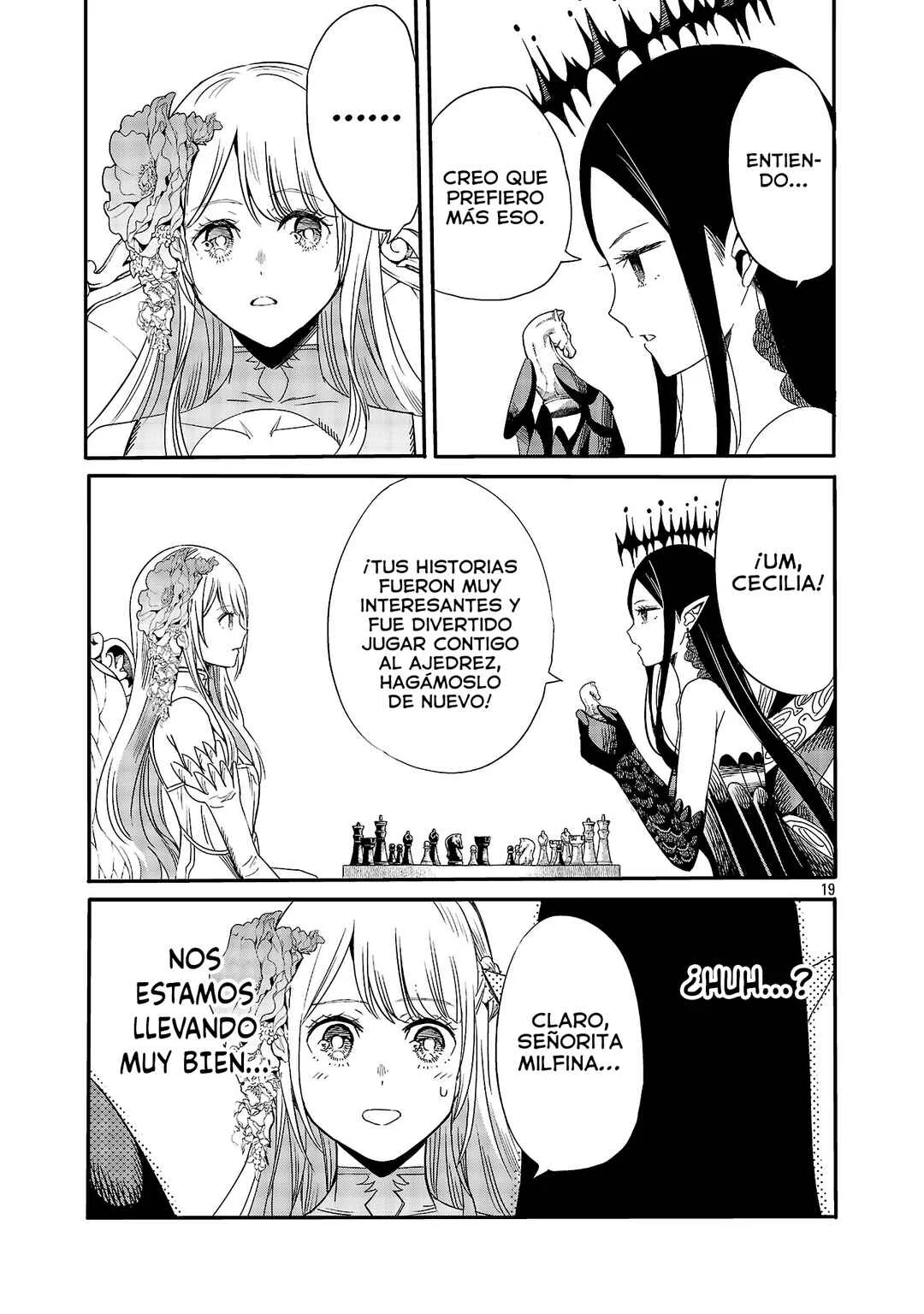 Koushaku Reijou no Rouraku Mission: Maou to no Seiryaku Kekkon ga, Jinrui Saigo no Kirifuda desu!... tte, Maou ga Onnanoko no Baai wa Dou Sureba Ii no desu ka!? Capítulo 3 - Page 20
