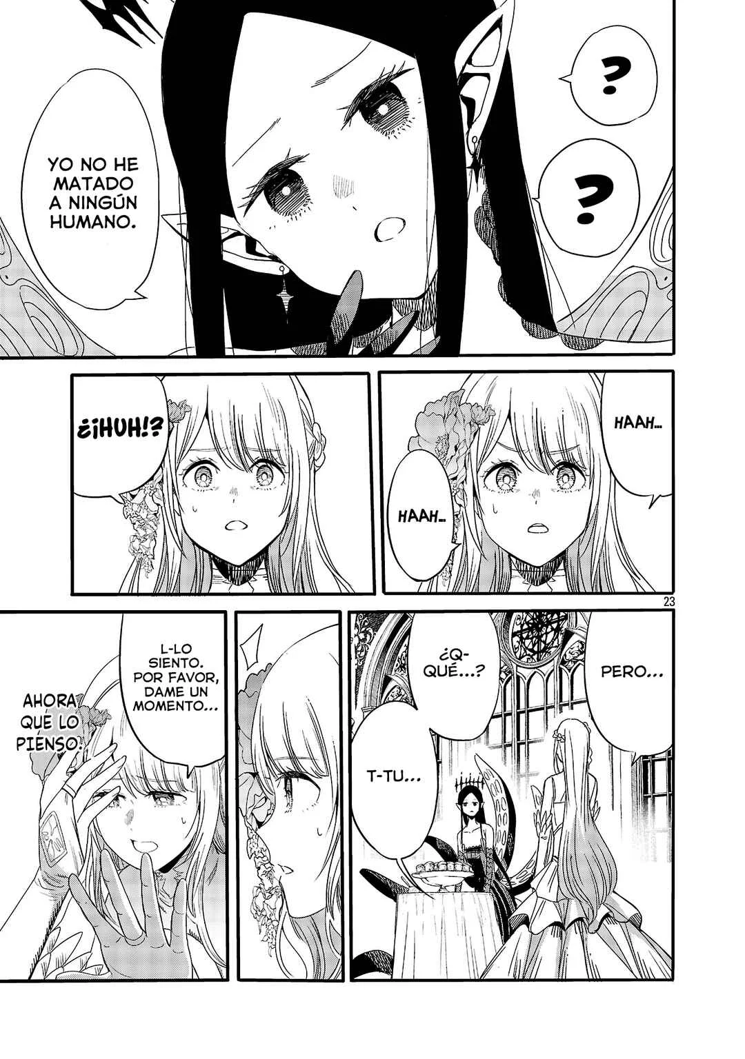 Koushaku Reijou no Rouraku Mission: Maou to no Seiryaku Kekkon ga, Jinrui Saigo no Kirifuda desu!... tte, Maou ga Onnanoko no Baai wa Dou Sureba Ii no desu ka!? Capítulo 3 - Page 24