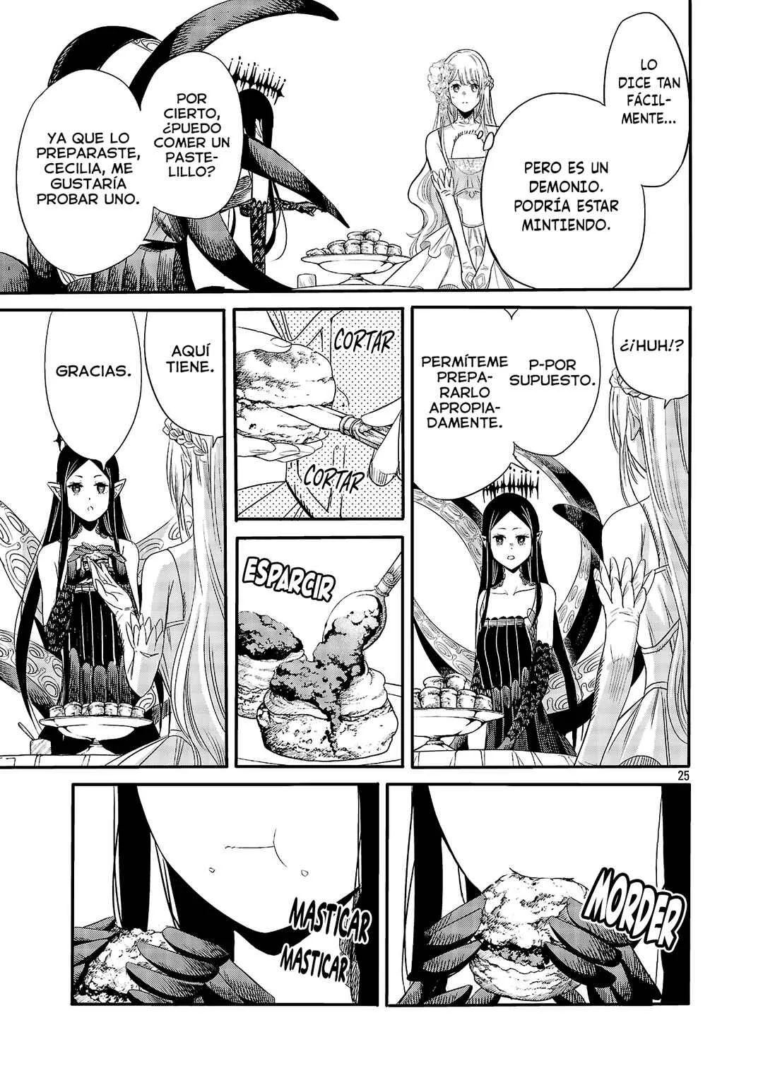 Koushaku Reijou no Rouraku Mission: Maou to no Seiryaku Kekkon ga, Jinrui Saigo no Kirifuda desu!... tte, Maou ga Onnanoko no Baai wa Dou Sureba Ii no desu ka!? Capítulo 3 - Page 26