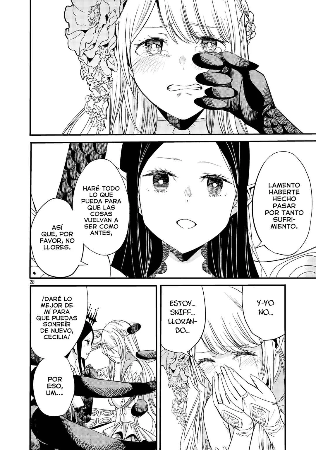 Koushaku Reijou no Rouraku Mission: Maou to no Seiryaku Kekkon ga, Jinrui Saigo no Kirifuda desu!... tte, Maou ga Onnanoko no Baai wa Dou Sureba Ii no desu ka!? Capítulo 3 - Page 29