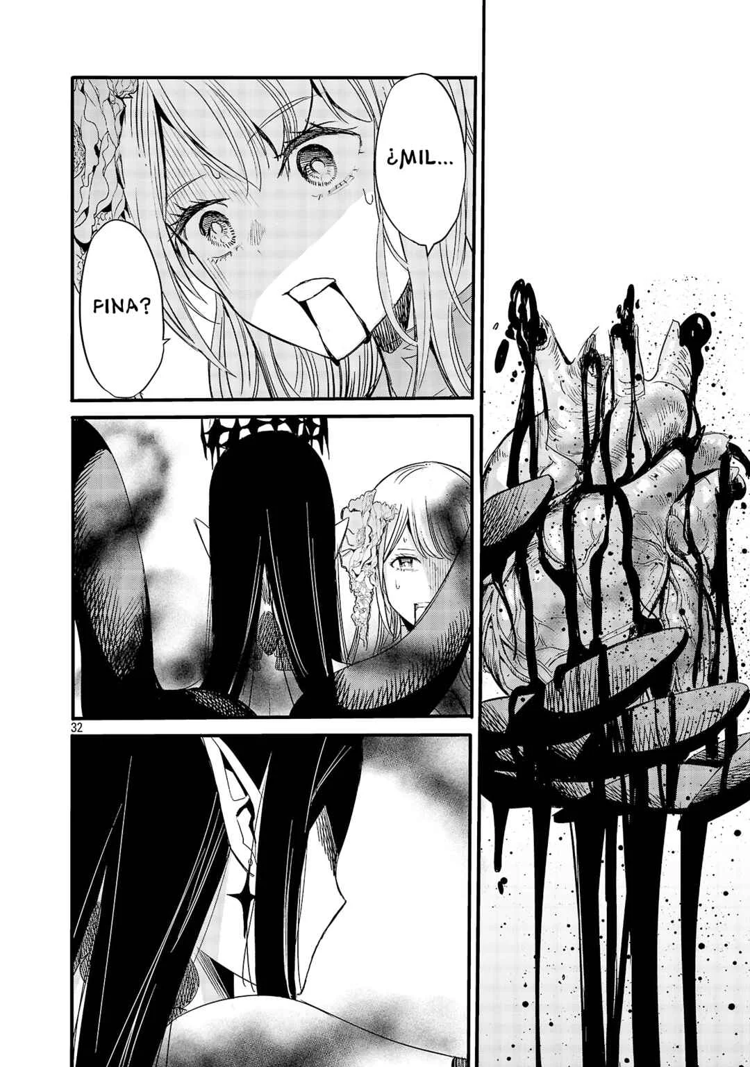 Koushaku Reijou no Rouraku Mission: Maou to no Seiryaku Kekkon ga, Jinrui Saigo no Kirifuda desu!... tte, Maou ga Onnanoko no Baai wa Dou Sureba Ii no desu ka!? Capítulo 3 - Page 32