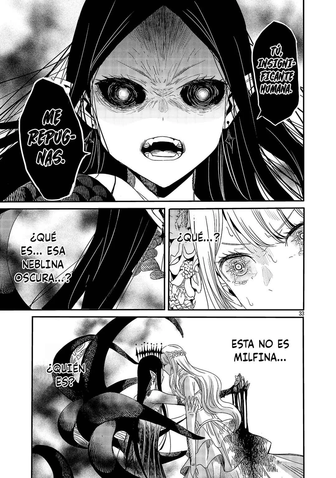 Koushaku Reijou no Rouraku Mission: Maou to no Seiryaku Kekkon ga, Jinrui Saigo no Kirifuda desu!... tte, Maou ga Onnanoko no Baai wa Dou Sureba Ii no desu ka!? Capítulo 3 - Page 33