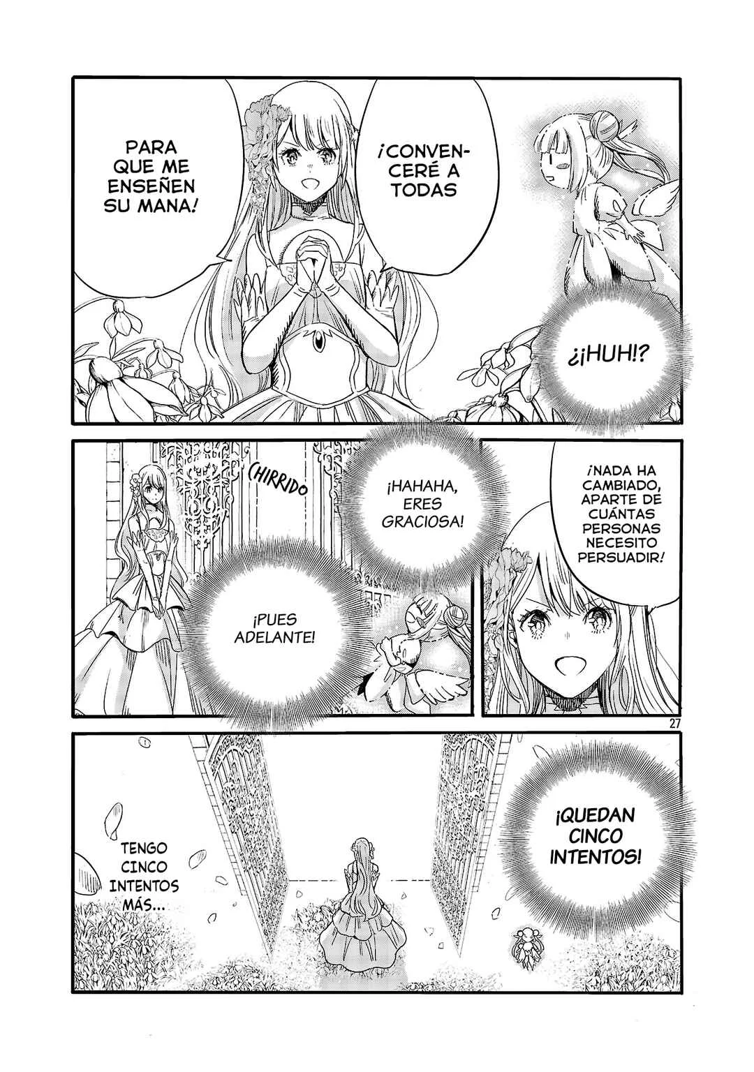 Koushaku Reijou no Rouraku Mission: Maou to no Seiryaku Kekkon ga, Jinrui Saigo no Kirifuda desu!... tte, Maou ga Onnanoko no Baai wa Dou Sureba Ii no desu ka!? Capítulo 4 - Page 28