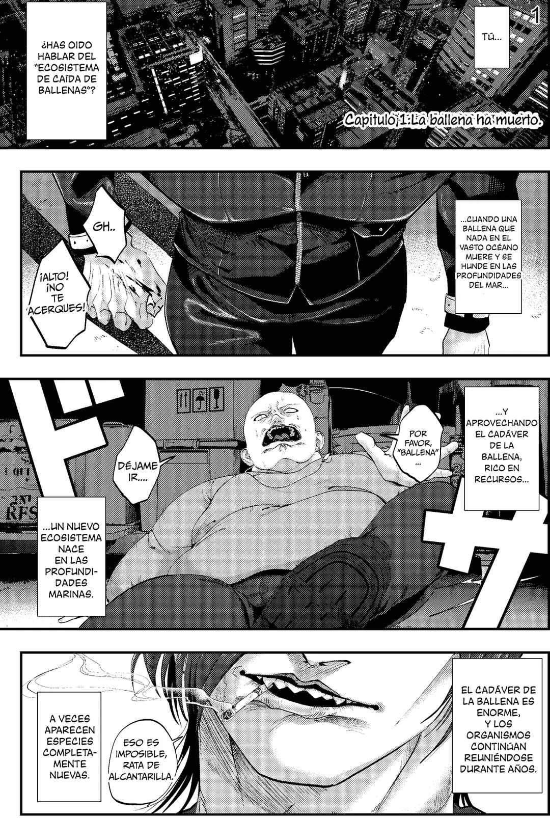 Kujira no Souretsu Capítulo 1: La Ballena ha muerto. - Page 1