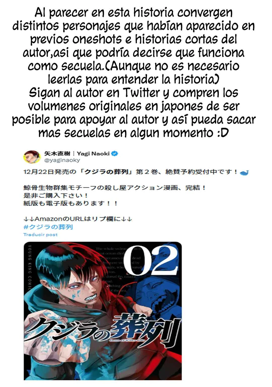 Kujira no Souretsu Capítulo 1: La Ballena ha muerto. - Page 37