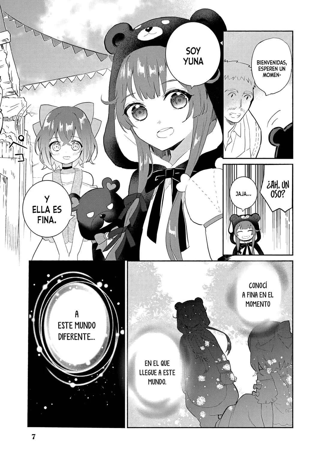 Kuma Kuma Kuma Bear Gaiden ~Yuna no Yorimichi Techo~ Capítulo 1 - Page 8