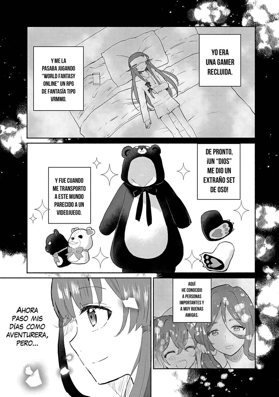Kuma Kuma Kuma Bear Gaiden ~Yuna no Yorimichi Techo~ Capítulo 1 - Page 9