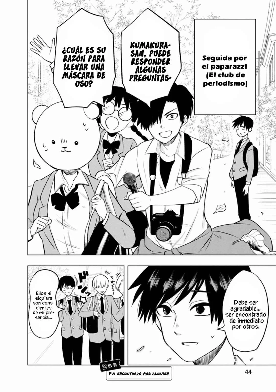 Kumakura-san to Boku Capítulo 2: "Fui encontrado por Alguien" - Page 2