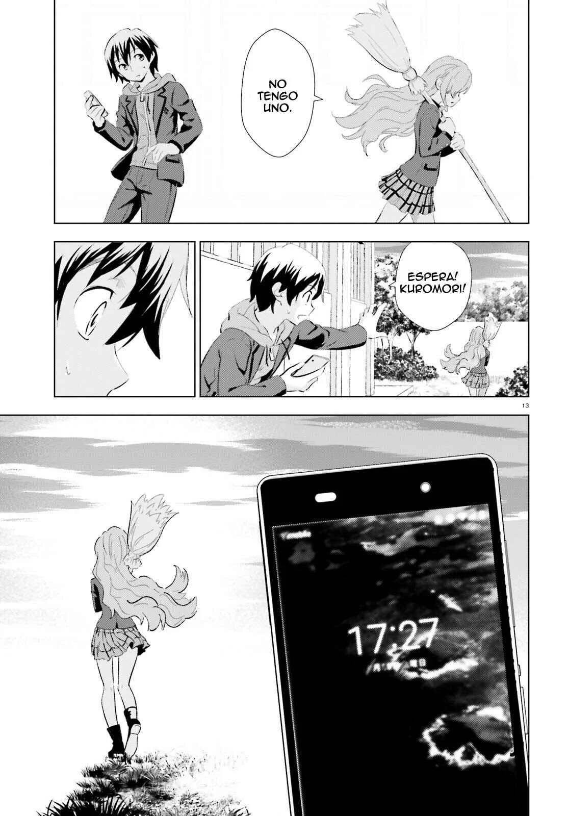 Kuromori-san wa Smartphone ga Tsukaenai Capítulo 1 - Page 13